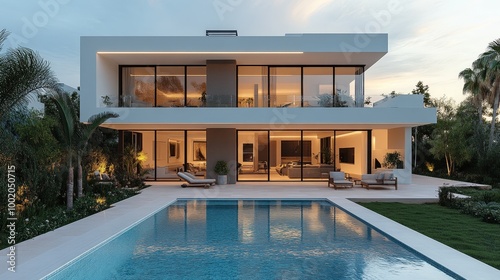 Modern Villa with Swimming Pool and Terrace