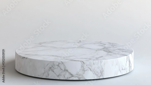 3d marble podium minimalist