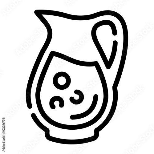 pitcher Line Icon