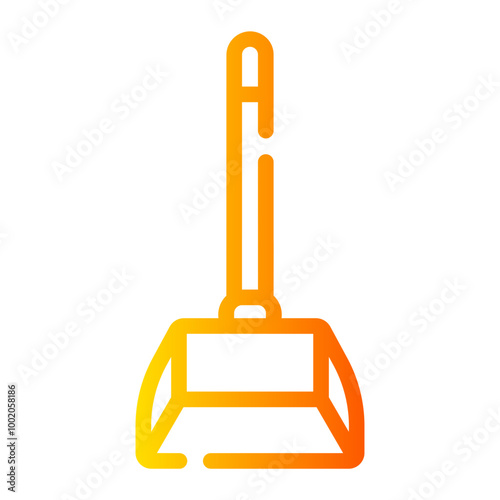 dustpan Line Gradient Icon