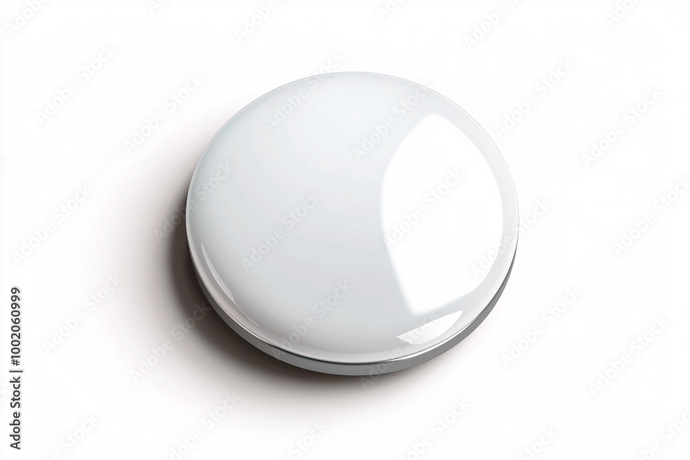 A sleek, glossy button mockup on a white backdrop, perfect for enhancing web design and UI presentations. A sleek, glossy button mockup on a white backdrop, perfect for enhancing web design and UI presentations.