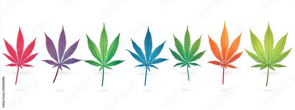 Vibrant Marijuana leaves on web icon showcasing the beauty of nature and herbal elements Vibrant Marijuana leaves on web icon showcasing the beauty of nature and herbal elements