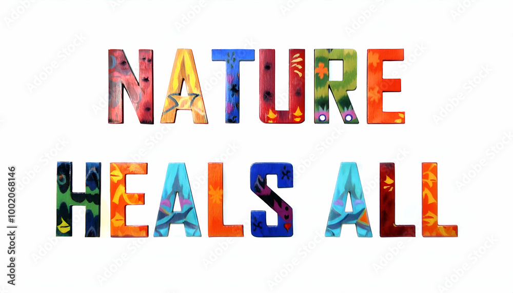Nature heals all word Nature heals all word