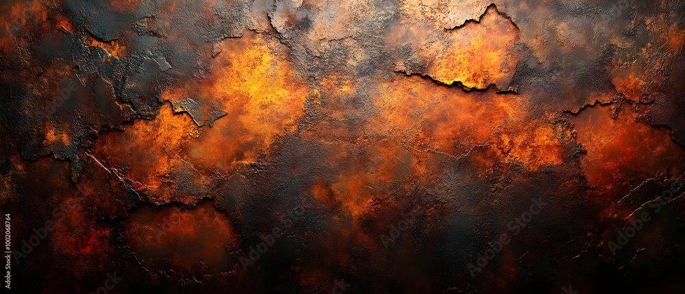 An abstract blend of orange and black textures with a dramatic, fiery appearance, perfect for artistic backgrounds. An abstract blend of orange and black textures with a dramatic, fiery appearance, perfect for artistic backgrounds.