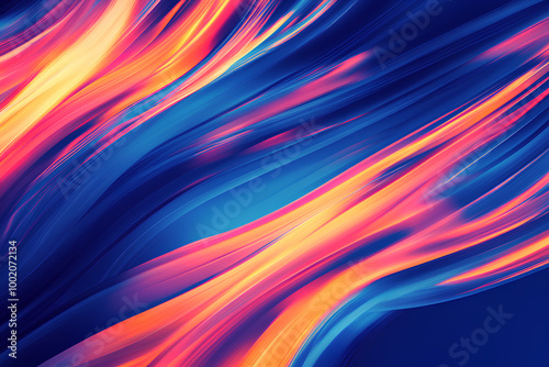 Modern abstract high-speed movement. Colorful dynamic motion on blue background. Movement sport pattern for banner or poster design background concept