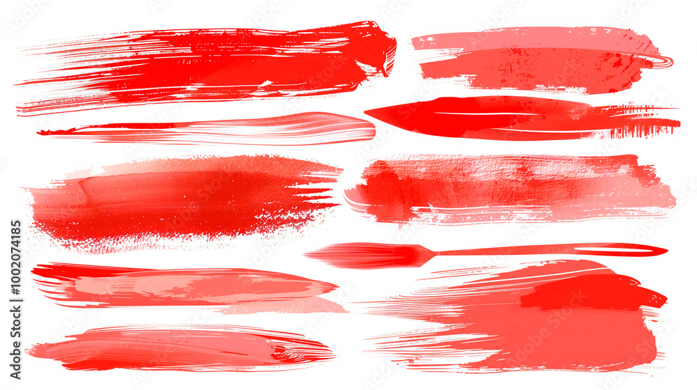Vibrant watercolor strokes in shades of red and pink, perfect for artistic beauty designs and enhancing your projects with elegant patterns on a transparent background. Vibrant watercolor strokes in shades of red and pink, perfect for artistic beauty designs and enhancing your projects with elegant patterns on a transparent background.