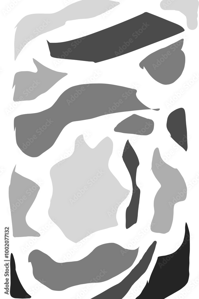 black and white illustration of a abstract shape black and white illustration of a abstract shape