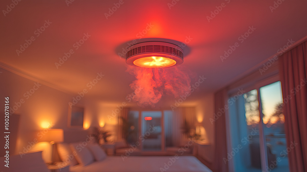 A Photo of an Intelligent Smoke Detector Fire Alarm
A Photo of an Intelligent Smoke Detector Fire Alarm