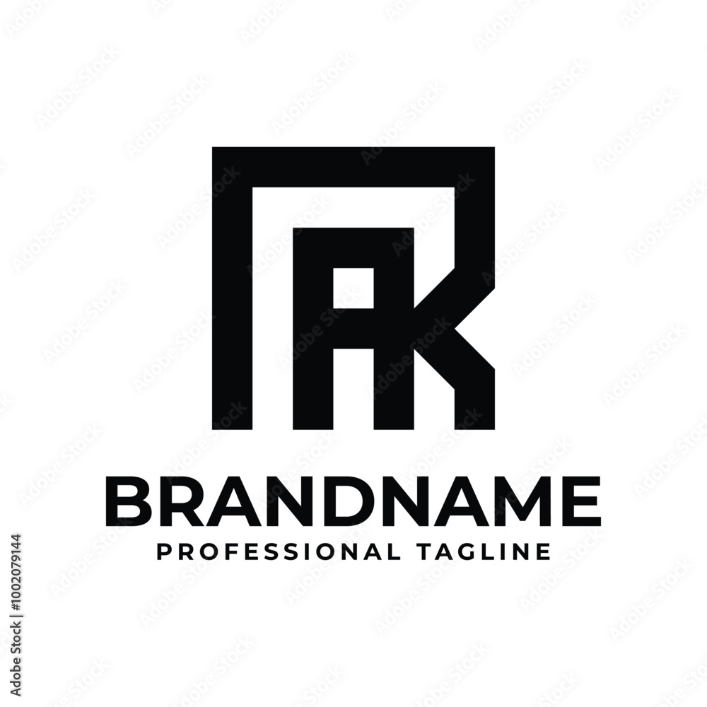 Letters RA Monogram Logo, suitable for any business with AR or RA initials Letters RA Monogram Logo, suitable for any business with AR or RA initials