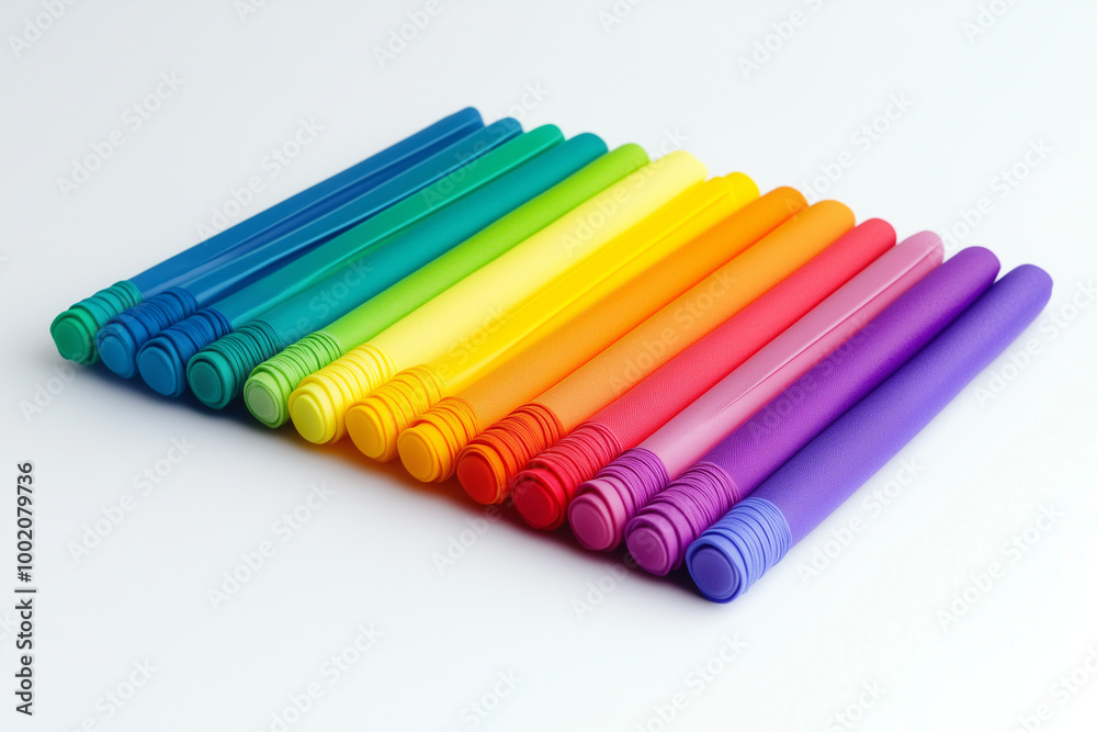 A Rainbow Gradient of Fabric Markers: Bring Your Designs to Life on Any Fabric A Rainbow Gradient of Fabric Markers: Bring Your Designs to Life on Any Fabric