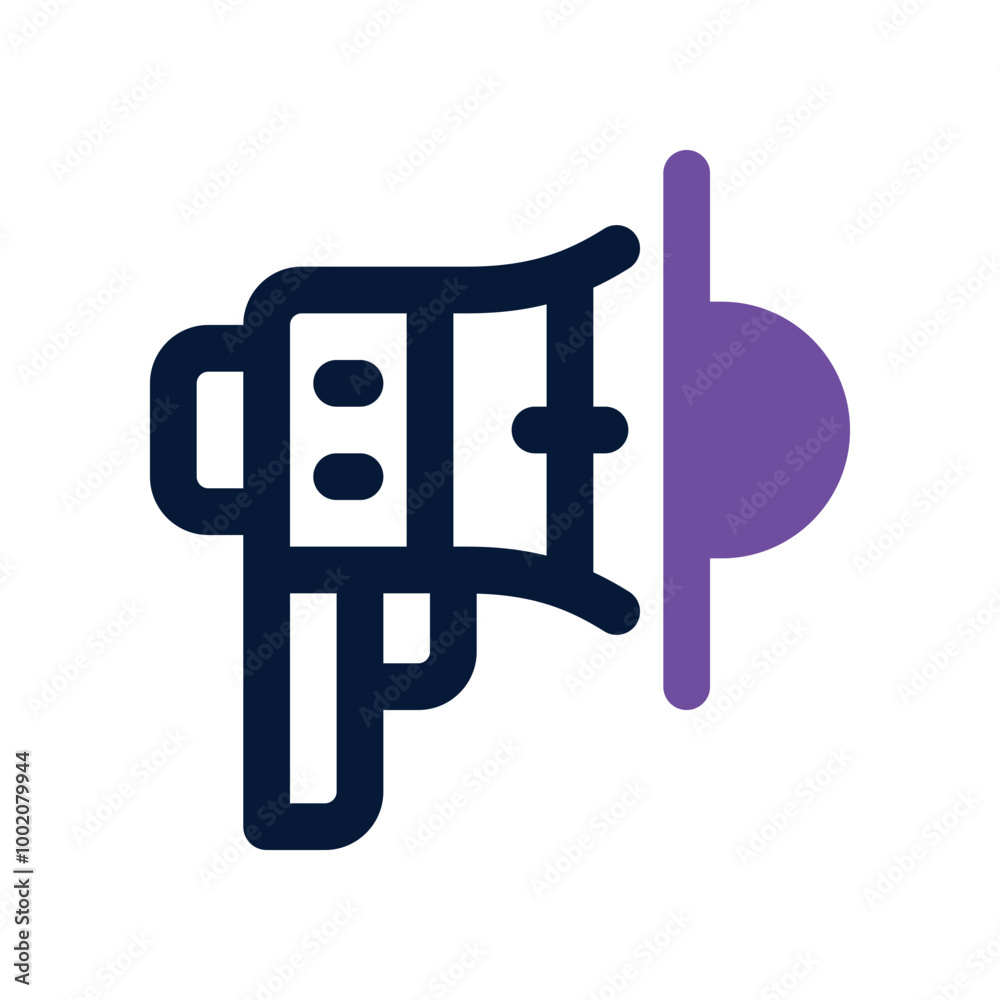 megaphone icon. vector dual tone icon for your website, mobile, presentation, and logo design. megaphone icon. vector dual tone icon for your website, mobile, presentation, and logo design.