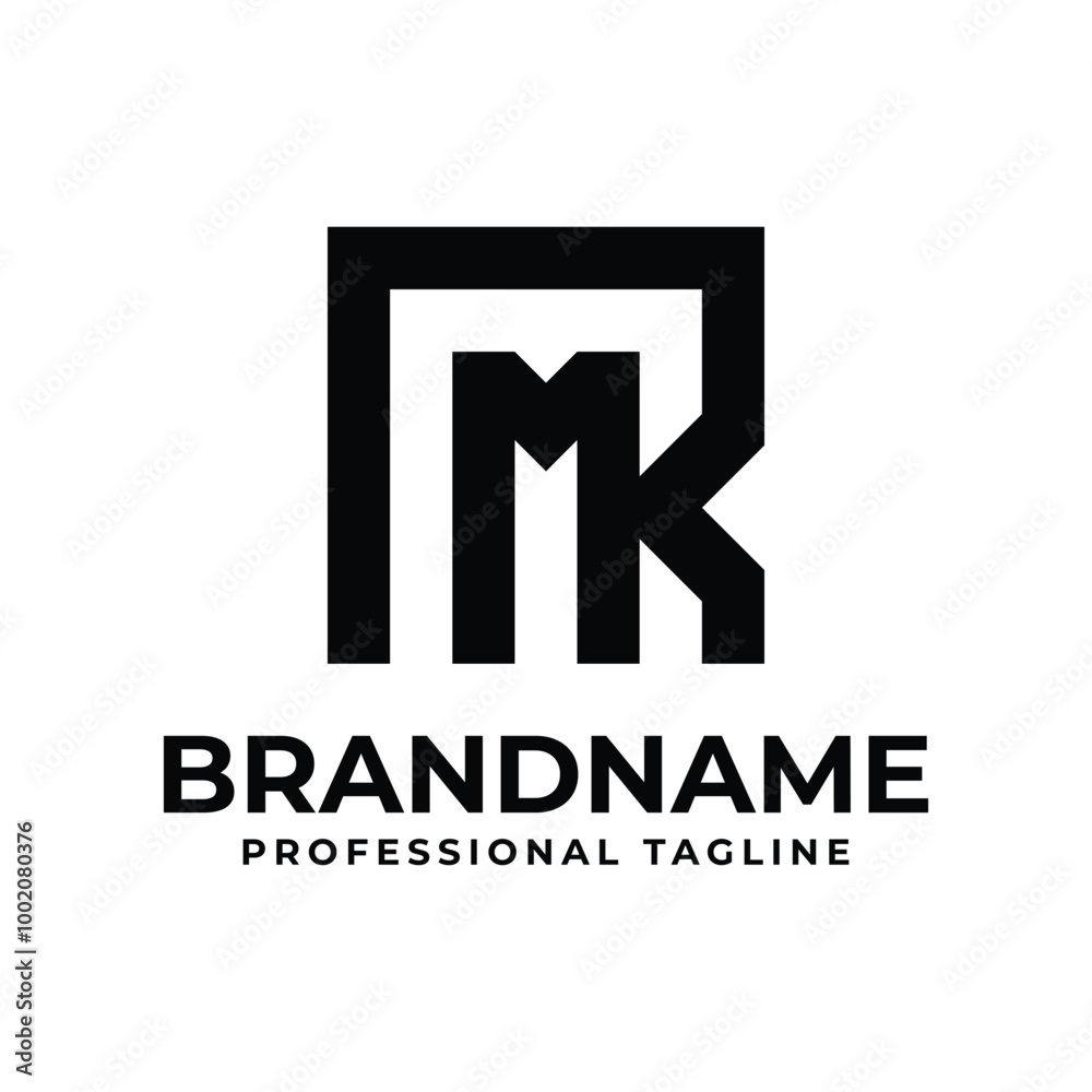 Letters RM Monogram Logo, suitable for any business with MR or RM initials Letters RM Monogram Logo, suitable for any business with MR or RM initials