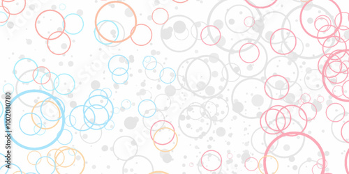 Modern abstract multicolor Circle background vector. Geometric circles vector seamless pattern graphic design. varying sized rings Vector Sphere Artwork Ideal for Wallpaper, graphic, template, vector 