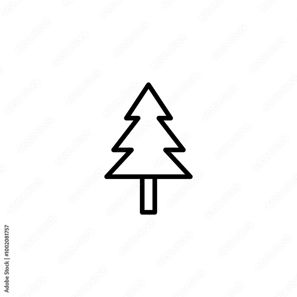 tree line icon tree line icon