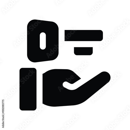 ownership icon. vector glyph icon for your website, mobile, presentation, and logo design.