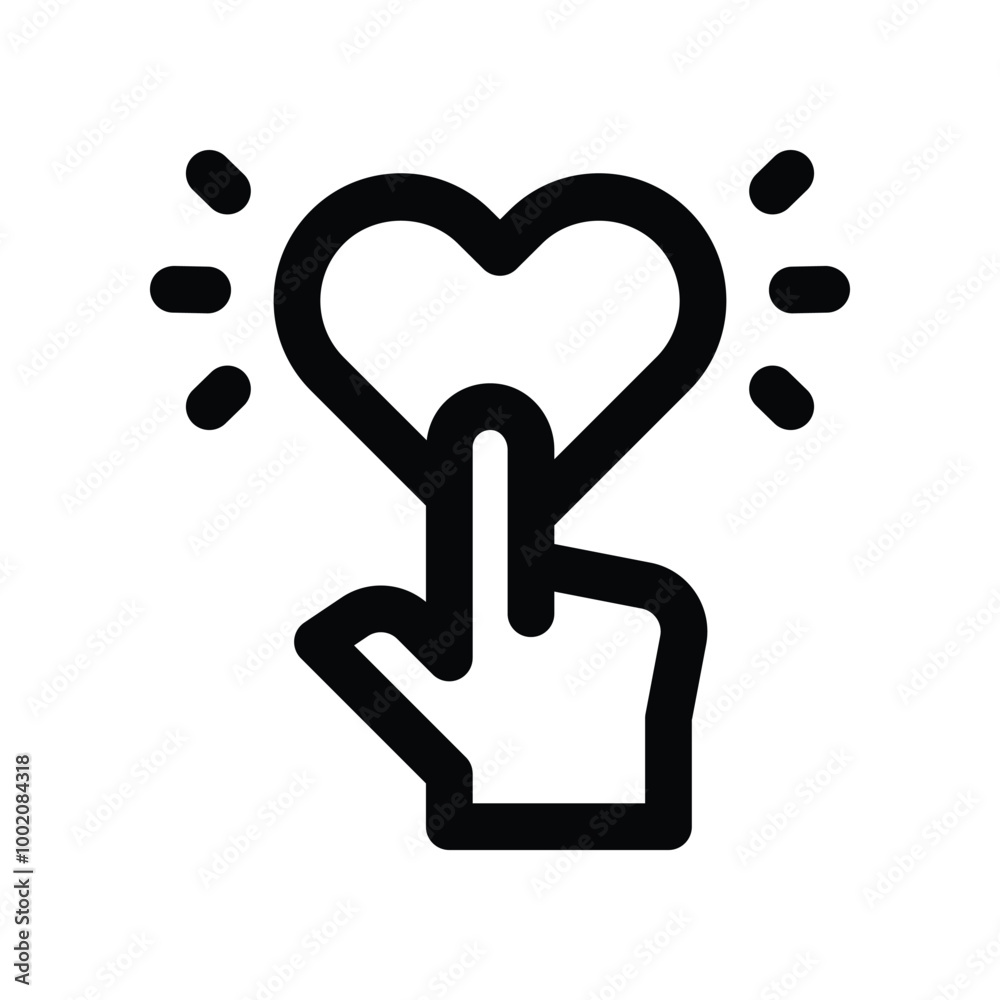 reaction icon. vector line icon for your website, mobile, presentation, and logo design. reaction icon. vector line icon for your website, mobile, presentation, and logo design.