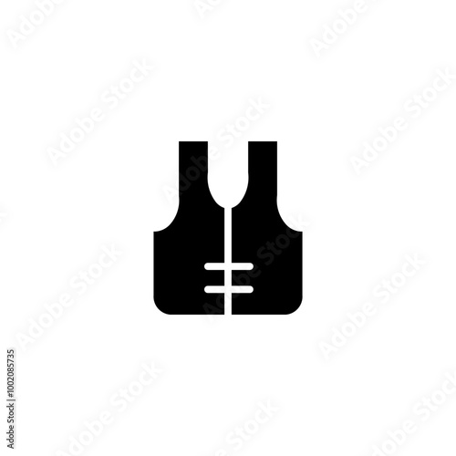 lifejacket glyph icon