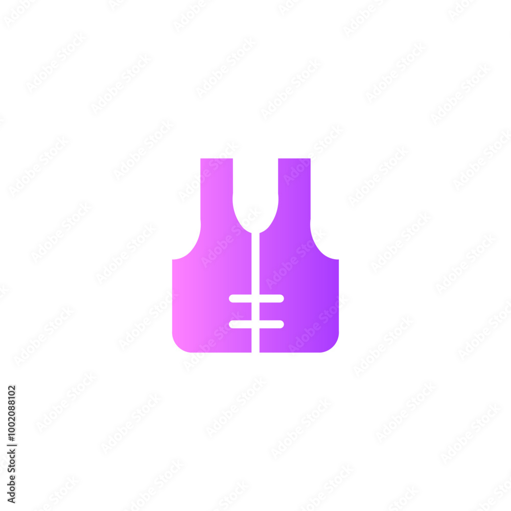 lifejacket gradient icon lifejacket gradient icon