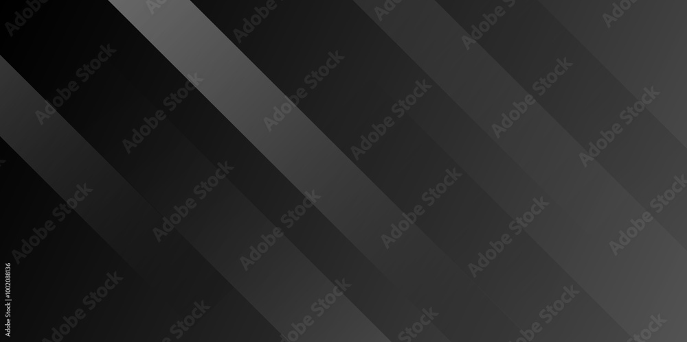 Dark black neutral abstract background for presentation design. Modern wavy line pattern (guilloche curves) in monochrome colors. Vector abstract graphic design banner pattern background template. Dark black neutral abstract background for presentation design. Modern wavy line pattern (guilloche curves) in monochrome colors. Vector abstract graphic design banner pattern background template.
