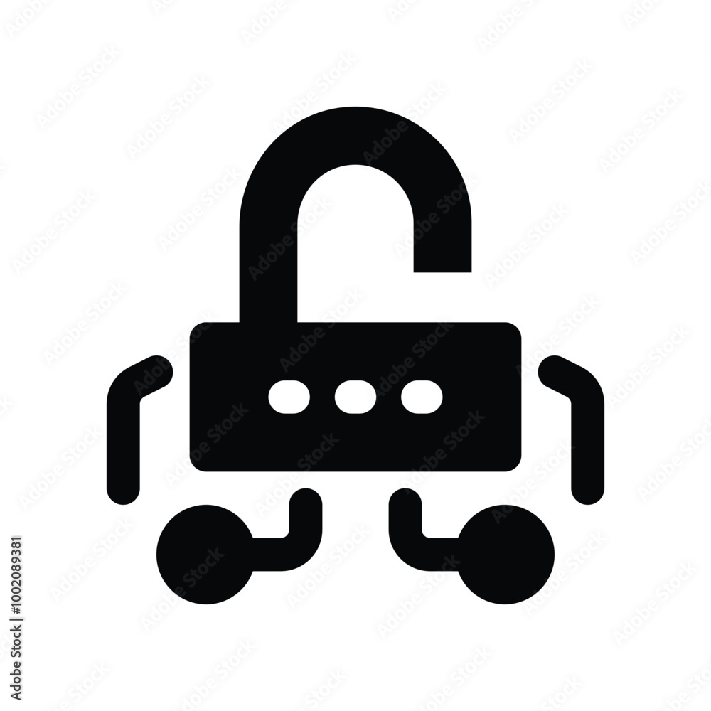 unlock icon. vector glyph icon for your website, mobile, presentation, and logo design. unlock icon. vector glyph icon for your website, mobile, presentation, and logo design.