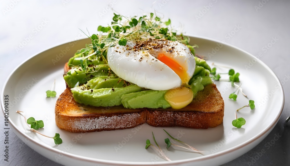 Avocado Toast with Poached Egg Avocado Toast with Poached Egg