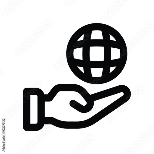 internet service icon. vector line icon for your website, mobile, presentation, and logo design.