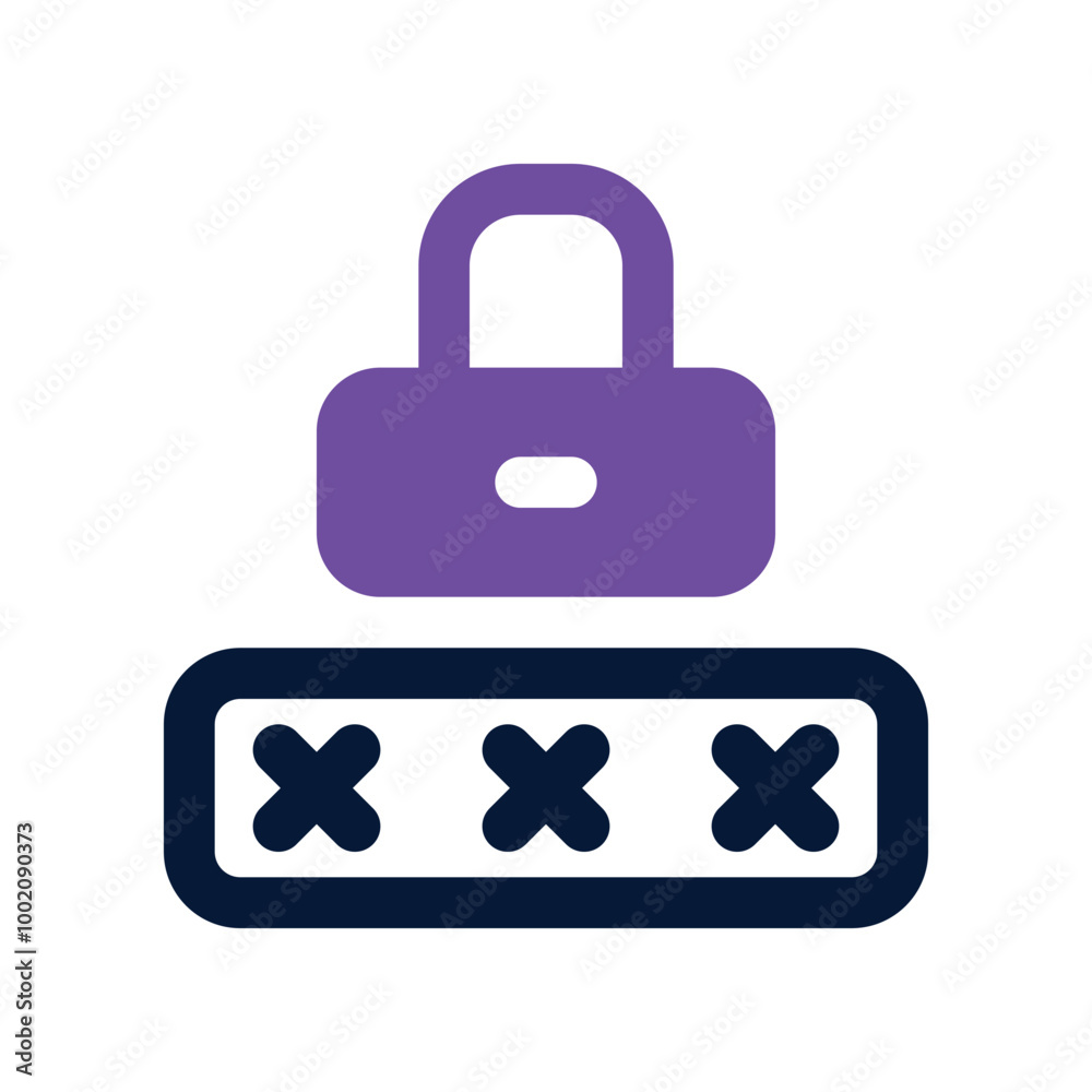 password icon. vector dual tone icon for your website, mobile, presentation, and logo design. password icon. vector dual tone icon for your website, mobile, presentation, and logo design.