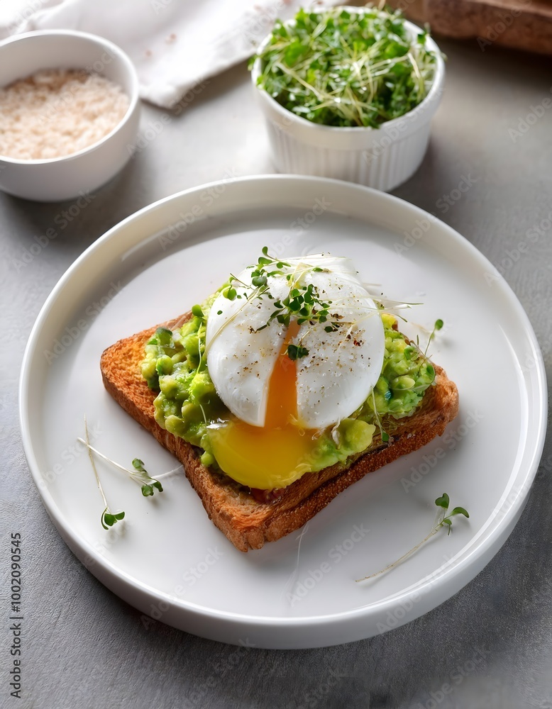 Avocado Toast with Poached Egg