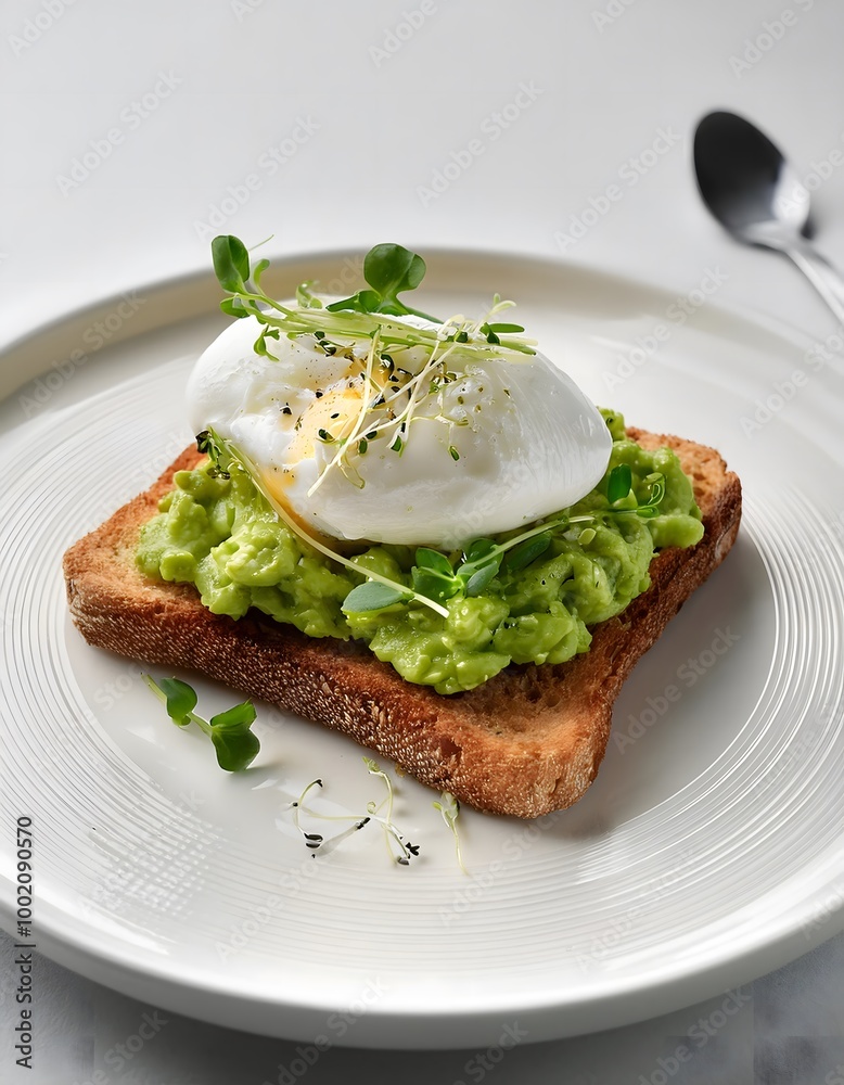 Avocado Toast with Poached Egg Avocado Toast with Poached Egg