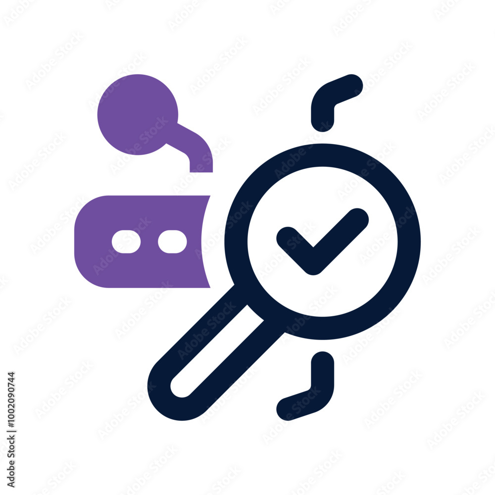 search icon. vector dual tone icon for your website, mobile, presentation, and logo design.