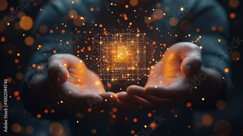 Dynamic business environment concept, showcasing business agility, with symbols representing company transformation towards higher efficiency and rapid adaptation to market changes, Ai