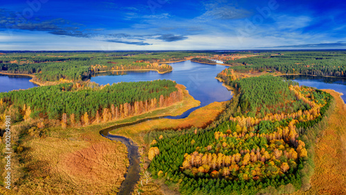 Fototapeta Naklejka Na Ścianę i Meble -  Masuria - the land of a thousand lakes.