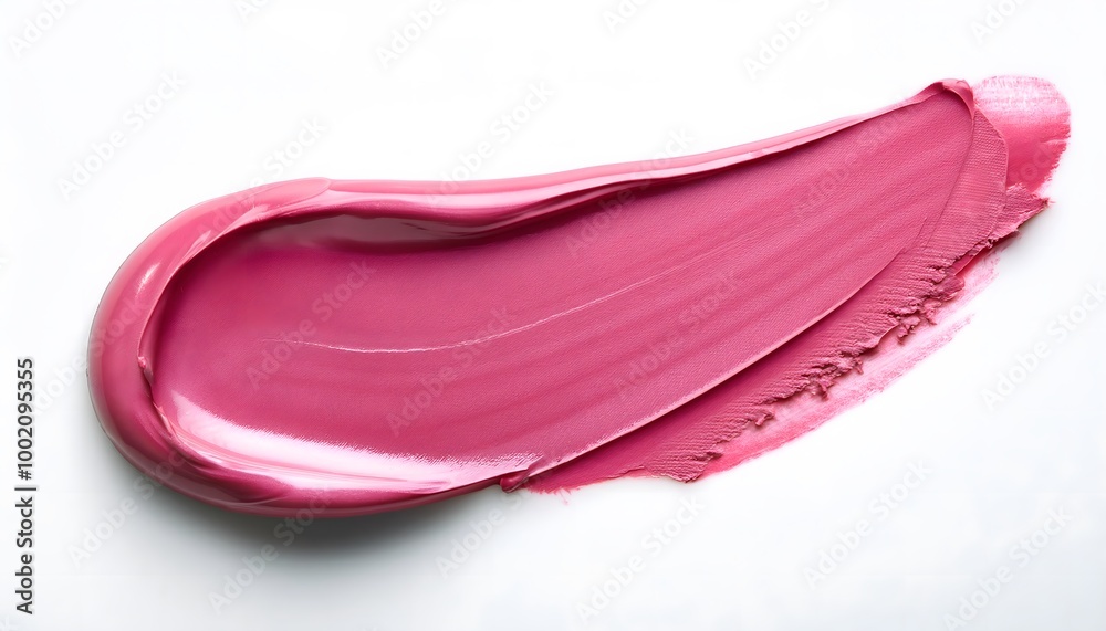 Lipstick Smear on White Background Lipstick Smear on White Background