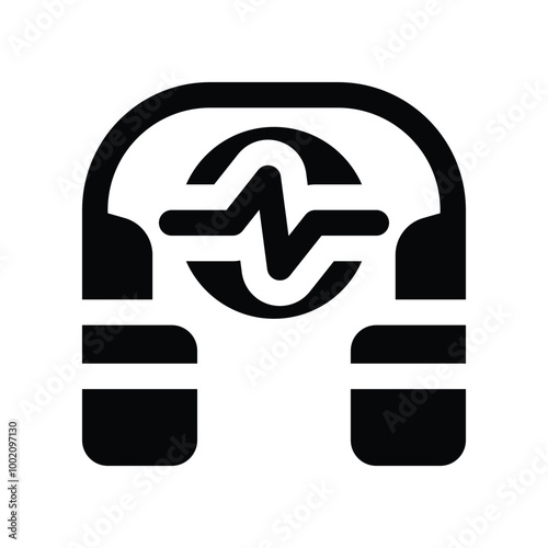 audiobook icon. vector glyph icon for your website, mobile, presentation, and logo design.