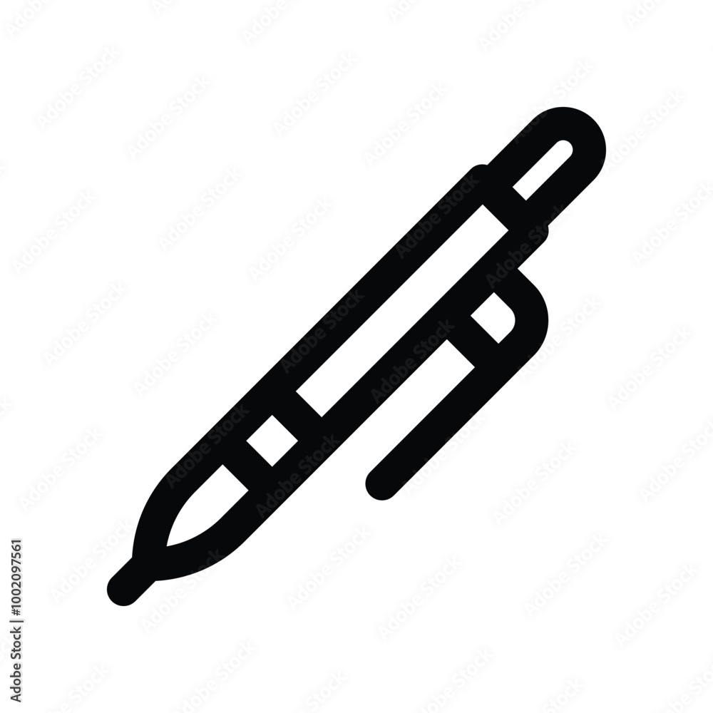 pen icon. vector line icon for your website, mobile, presentation, and logo design. pen icon. vector line icon for your website, mobile, presentation, and logo design.