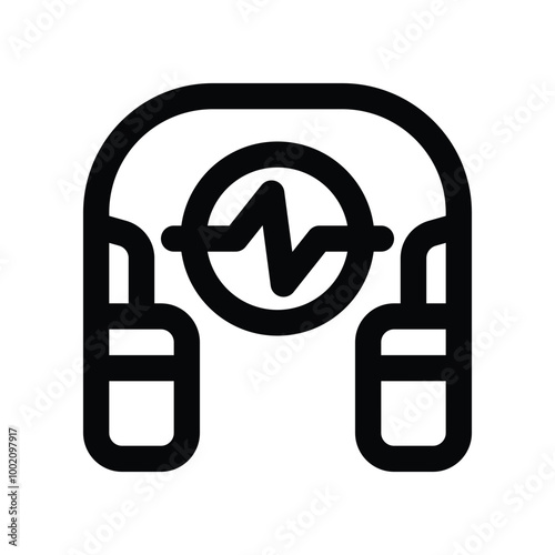 audiobook icon. vector line icon for your website, mobile, presentation, and logo design.