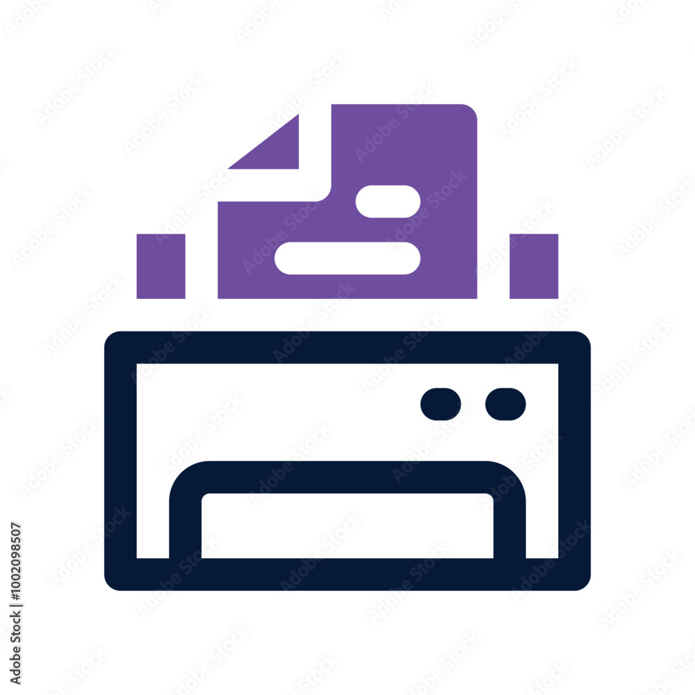 printer icon. vector dual tone icon for your website, mobile, presentation, and logo design. printer icon. vector dual tone icon for your website, mobile, presentation, and logo design.