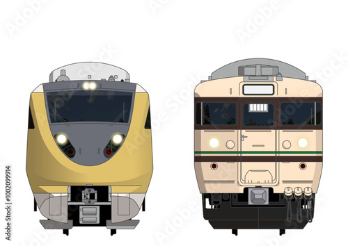 兵庫の列車No.5_289系2000番台 / 113系800番台_Japanese Railroad Cars in "Hyogo"