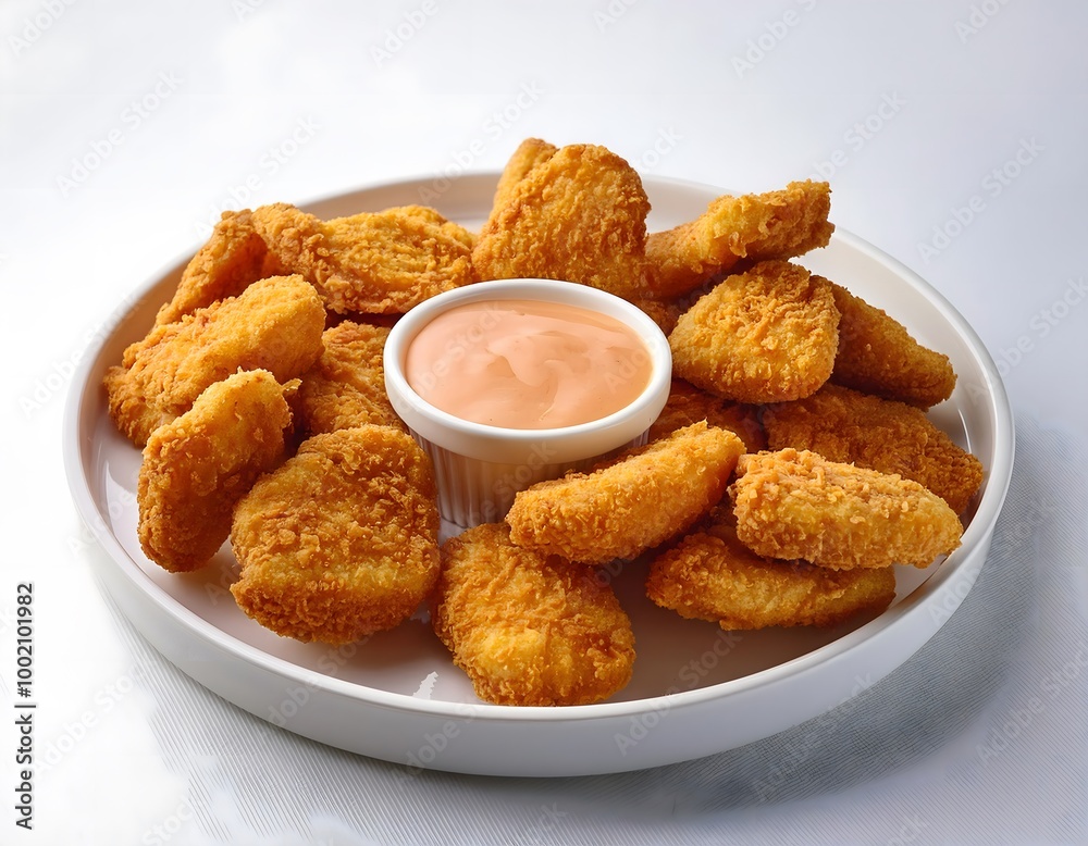 Chicken Nuggets with Dipping Sauce Chicken Nuggets with Dipping Sauce