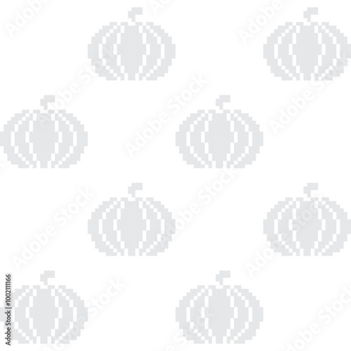 Pumpkins Fair Isle Seamless Pattern Design