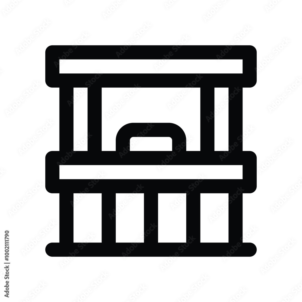 ticket office icon. vector line icon for your website, mobile, presentation, and logo design. ticket office icon. vector line icon for your website, mobile, presentation, and logo design.