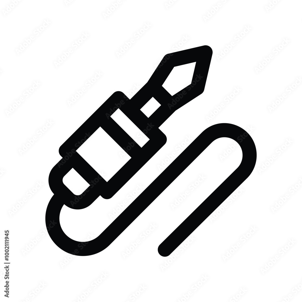 jack icon. vector line icon for your website, mobile, presentation, and logo design. jack icon. vector line icon for your website, mobile, presentation, and logo design.