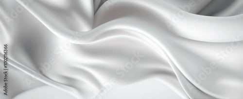 Light smooth elegant silk fabric background. Textile texture. Wide vector illustration	
