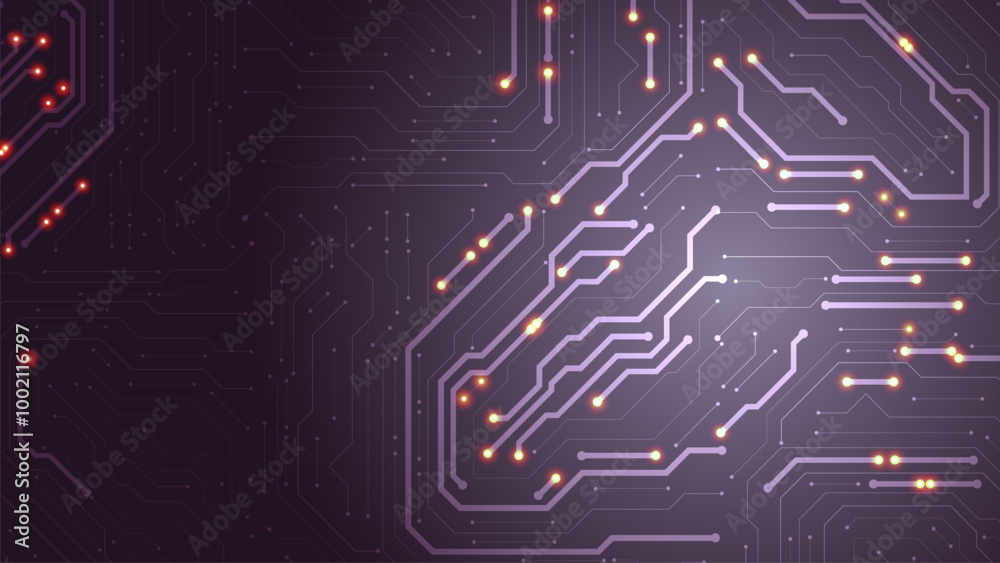 Circuit board background grey. Abstract digital pattern. Chip in futuristic technology design. Vector editable Circuit board background grey. Abstract digital pattern. Chip in futuristic technology design. Vector editable