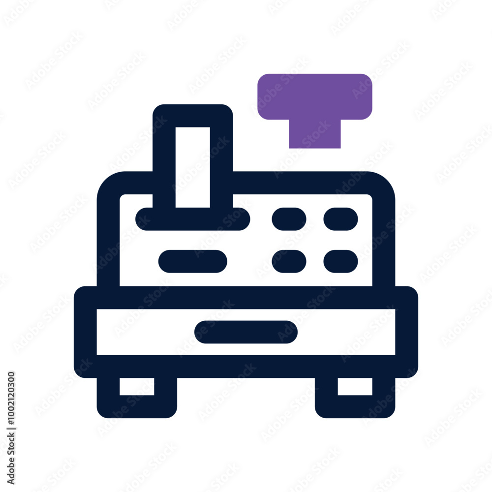 cash register icon. vector dual tone icon for your website, mobile, presentation, and logo design. cash register icon. vector dual tone icon for your website, mobile, presentation, and logo design.