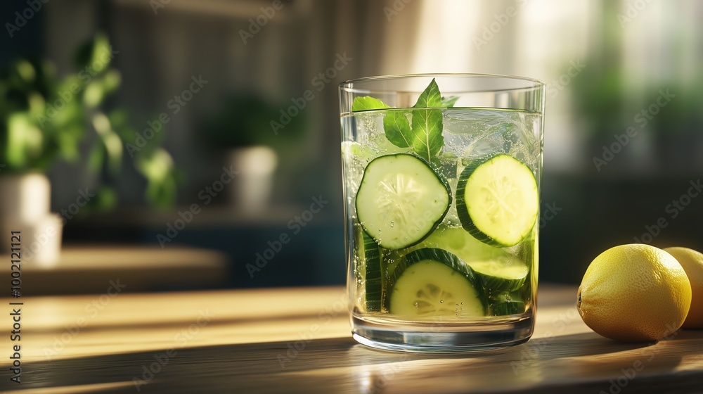 Fototapeta premium Refreshing Detox Water with Citrus