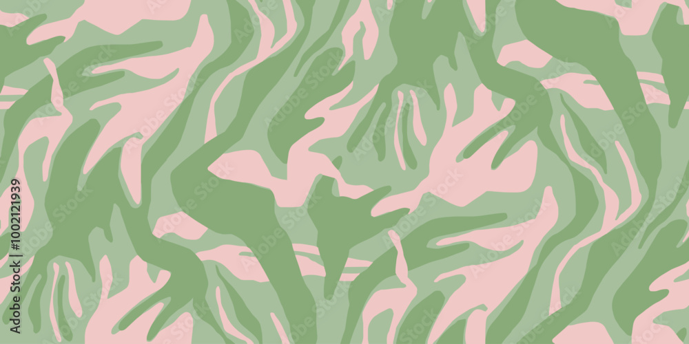 Seamless Modern Camouflage Pattern Seamless Modern Camouflage Pattern