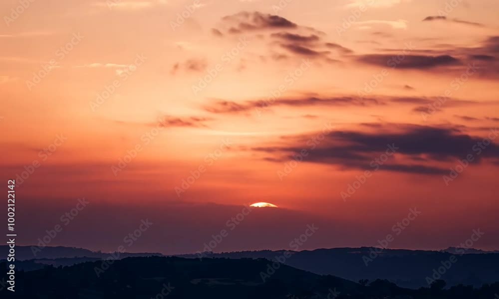 Breathtaking Sunrise Time Lapse Morning Scene Breathtaking Sunrise Time Lapse Morning Scene