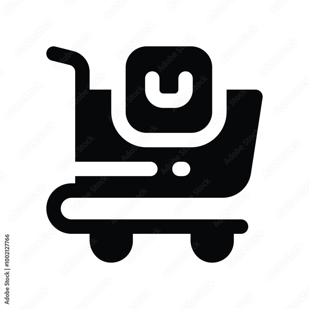 shopping cart icon. vector glyph icon for your website, mobile, presentation, and logo design. shopping cart icon. vector glyph icon for your website, mobile, presentation, and logo design.