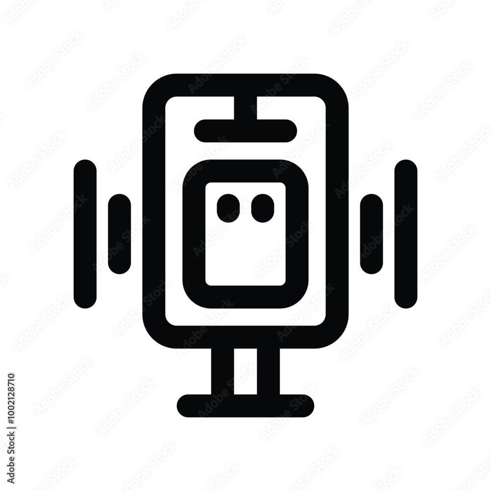 street board icon. vector line icon for your website, mobile, presentation, and logo design.